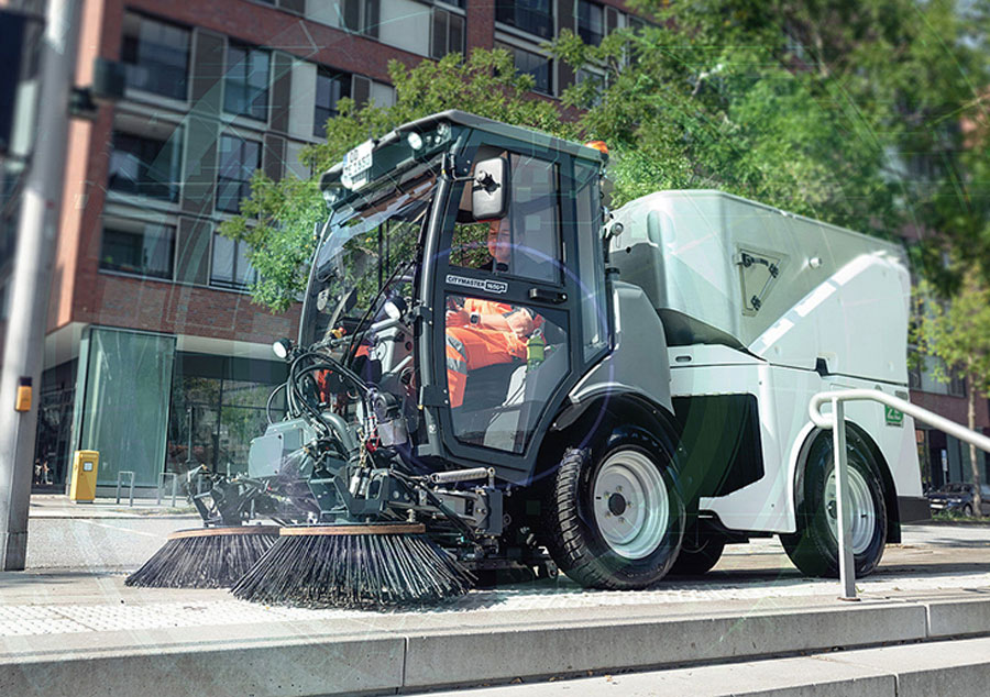 Hako Citymaster 1650 ZE for sandoppsamling og feiing av gater